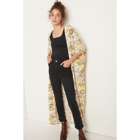 Anthropologie Bel Kazan Sadie Duster Kimono One Size - Picture 7 of 12